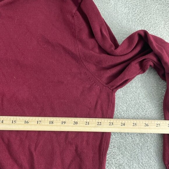 JoS. A. Bank Mens Signature Collection XL Pima Cotton Burgundy Sweater 1085 - Picture 4 of 8